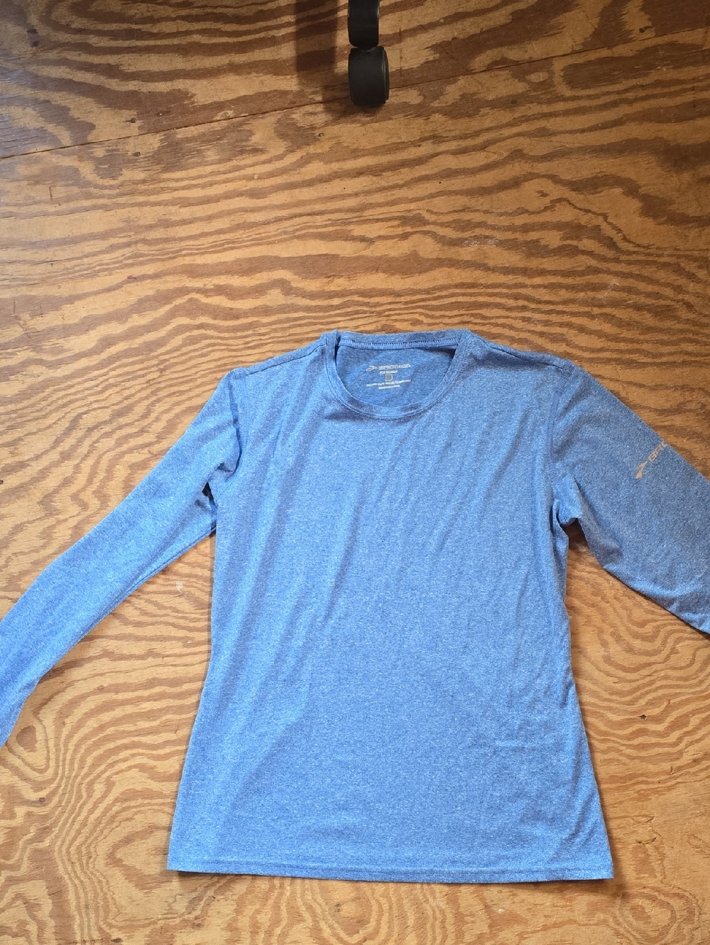 Brooks Women's Long-Sleeve Crew - Heather Blue
